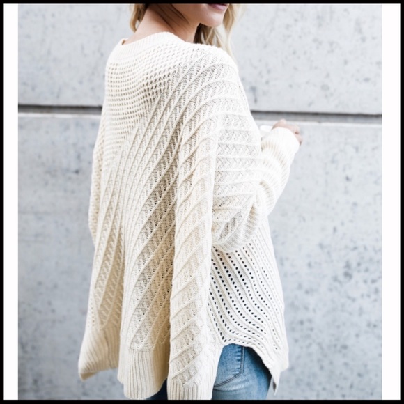 Divine Zipper Sweater in Cream - Picture 6 of 8